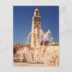 Postal Mezquita Hassan II - Casablanca