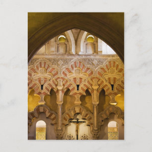 Postal Mezquita Interior Arquitectura Islámica