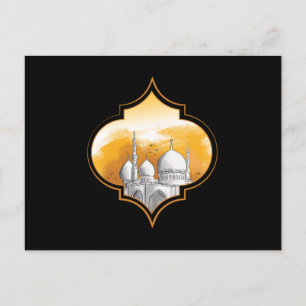 Postal Mezquita Islam Alá musulmán Ramadán Hajj Mecca Reg