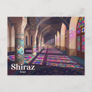 Postal Mezquita Nasir-ol-Molk Irán