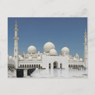 Postal Mezquita Sheikh Zayed Abu Dhabi Emiratos Árabes Un