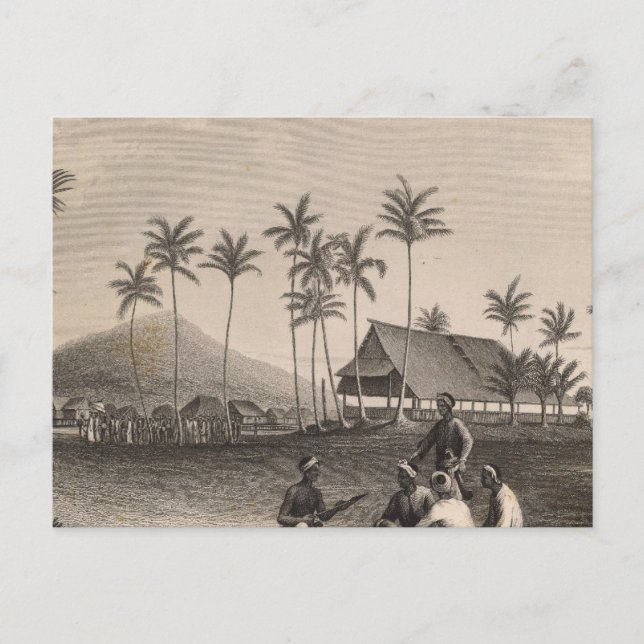 Postal Mezquita, Sooloo, Filipinas (Anverso)