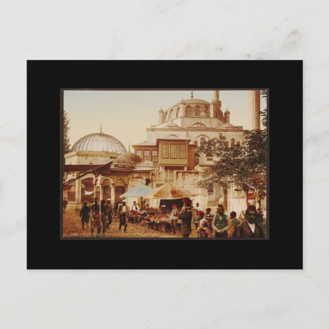 Postal Mezquita Yeni Valida en Estambul (Anverso)