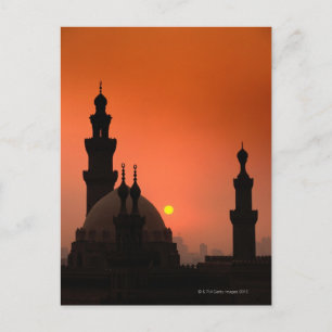 Postal Mezquitas al atardecer