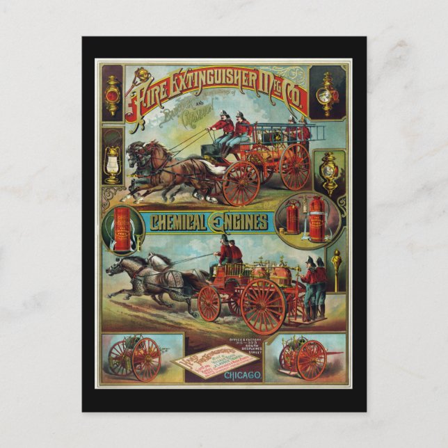 Postal Mfg. Co., extinguidor de incendios (Anverso)