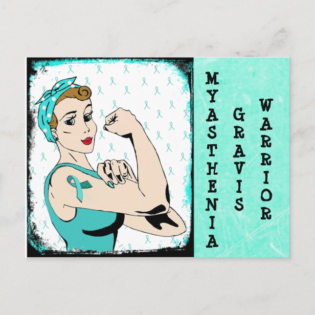 Postal MG Warrior Lady Postcard (Anverso)