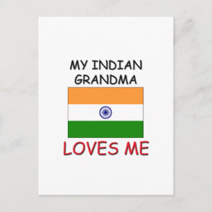 Postal Mi abuela india me ama