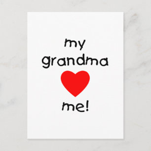 Postal mi abuela me ama
