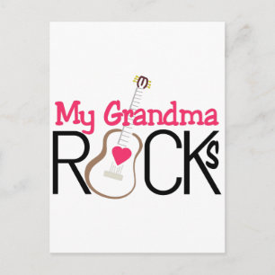 Postal Mi abuela roca
