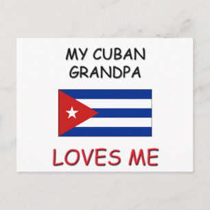 Postal Mi abuelo cubano me ama