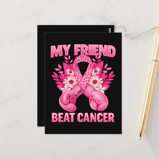 Postal Mi amigo venció el cáncer (Anverso/Reverso In Situ)