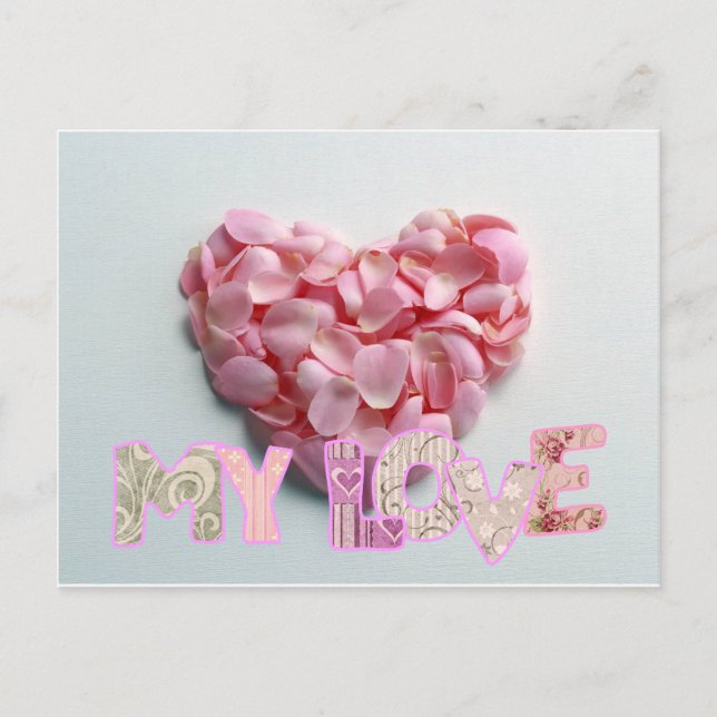 Postal Mi amor (Anverso)