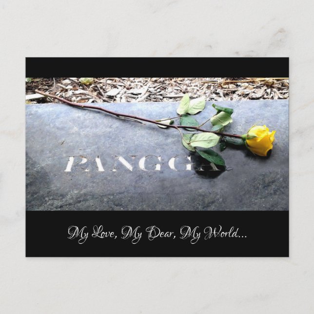 Postal Mi Amor, Querido, Mi Mundo... (Anverso)