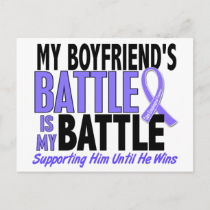 Postal Mi batalla contra el cáncer esofágico muy amigo