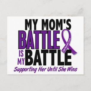 Postal Mi batalla contra mamá el cáncer de páncreas