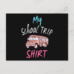 Postal Mi Camiseta de Viaje Escolar