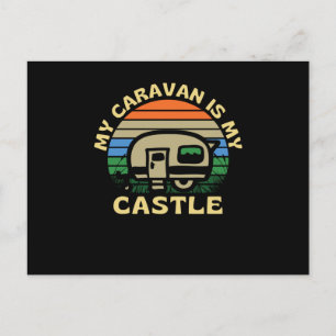 Postal Mi Caravana Es Mi Castillo Caravanning