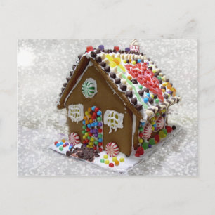 Postal Mi casa de Gingerbread