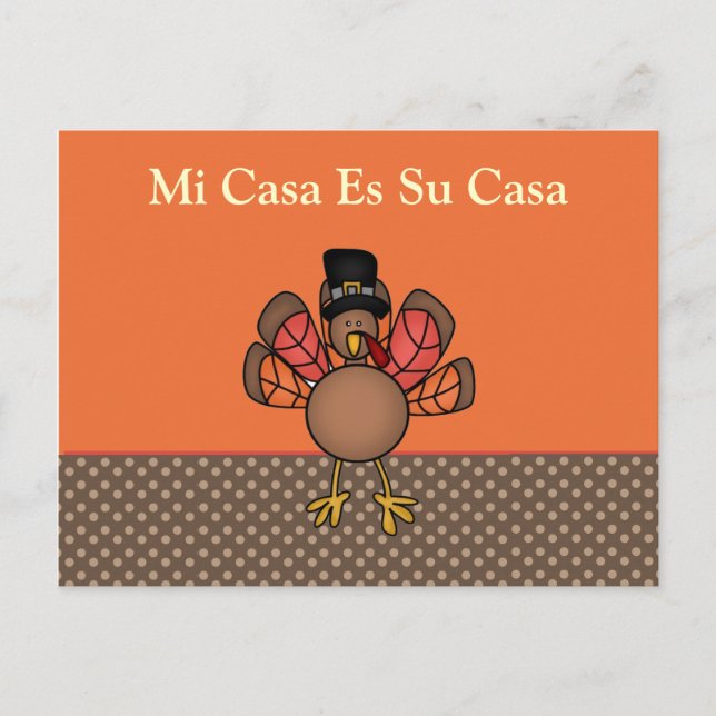 Postal Mi casa es tu casa (Anverso)