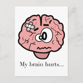 Postal Mi cerebro duele