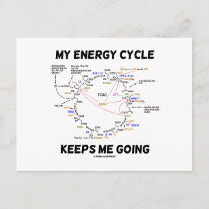 Postal Mi ciclo de energía me mantiene en marcha (ciclo K