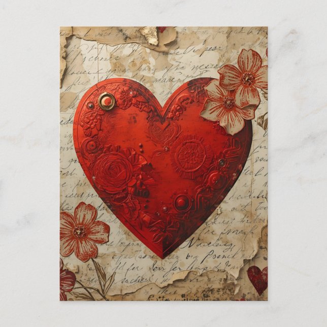 Postal Mi Corazón  (Anverso)