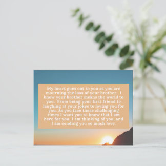 Postal Mi corazón está contigo