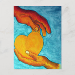 Postal Mi corazón está en tus manos