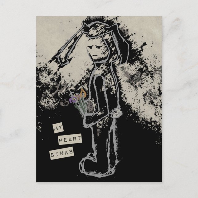 Postal mi corazón hunde la sinibunny simpatía (Anverso)