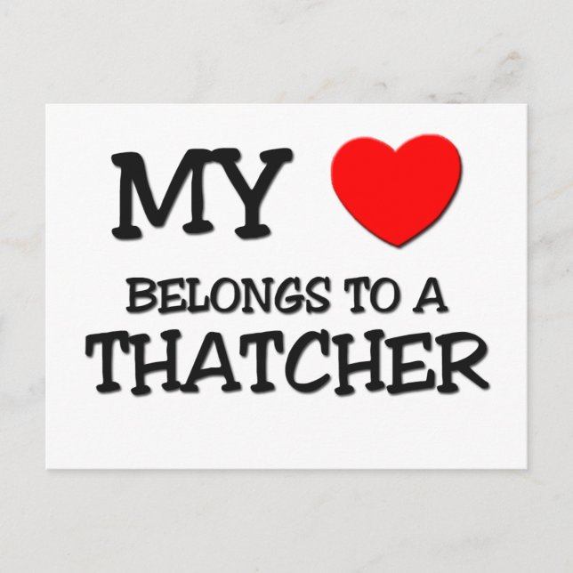 Postal Mi Corazón Pertenece A Un GRUPO (Anverso)