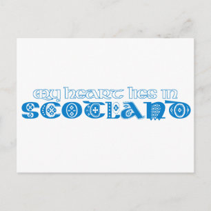 Postal Mi corazón yace en Escocia