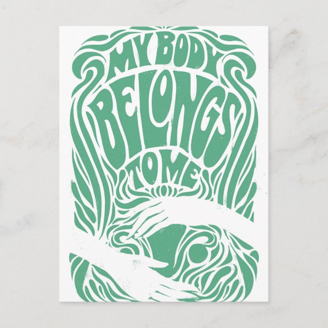 Postal Mi Cuerpo Me Pertenece (Anverso)