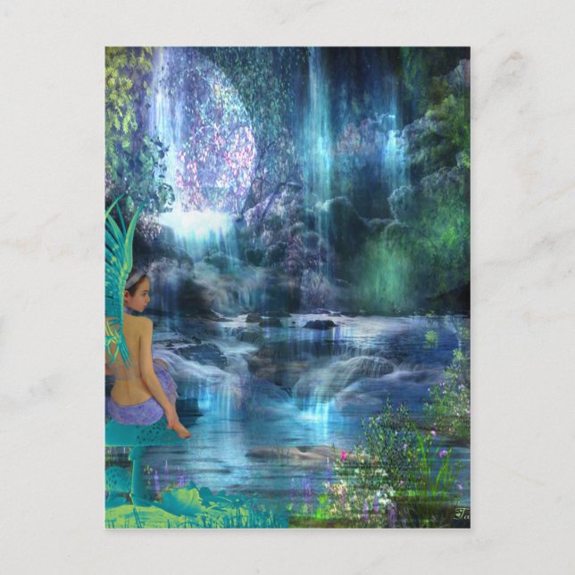 POSTAL MI DELIGHT GARDEN DE LA LUZ DE LA LUNA (Anverso)