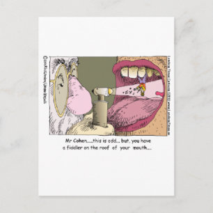 Postal Mi dentista judío regalos divertidos tazas camiset