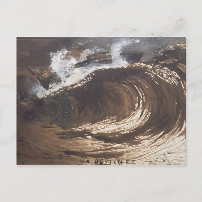 Postal Mi destino, 1857 (Anverso)