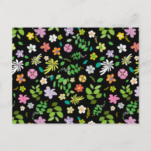 Postal Mi diseño de flores 5