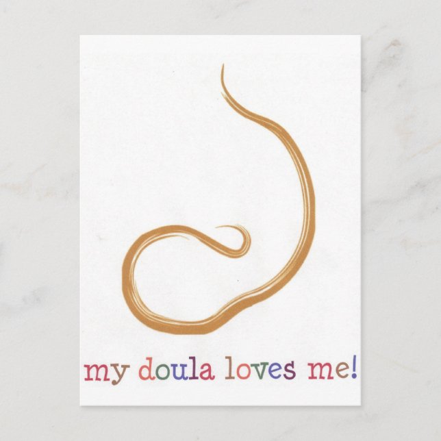 Postal ¡Mi Doula Me Ama! (Anverso)