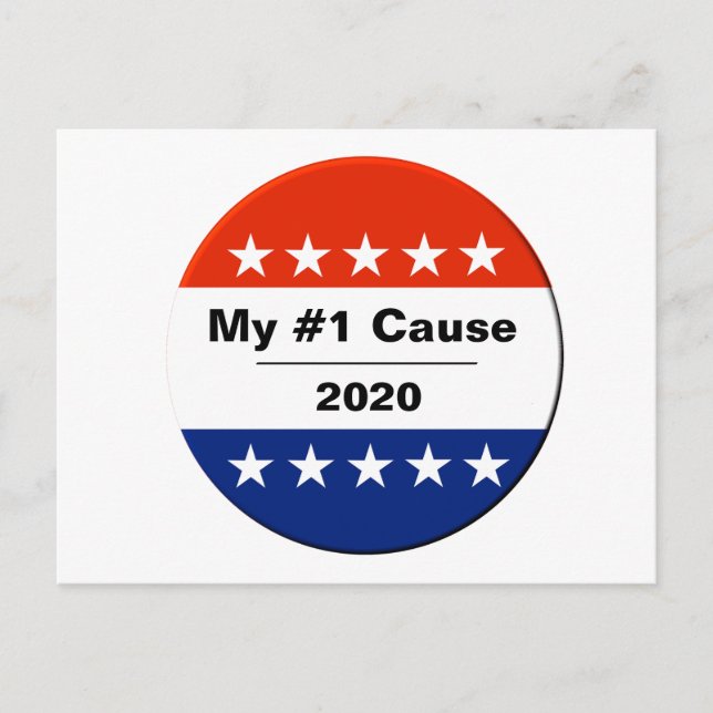 Postal Mi edición electoral de 2020 (Anverso)