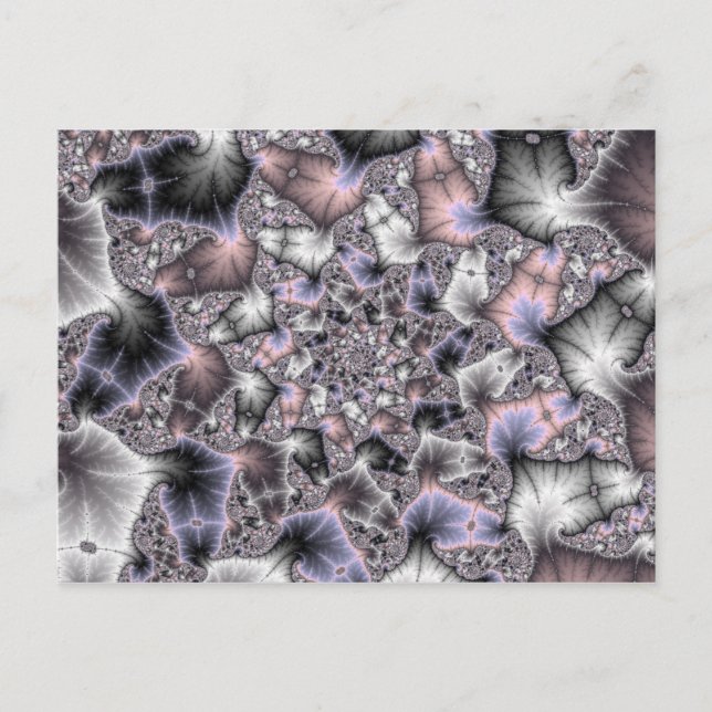 Postal Mi estrella - Arte fractal (Anverso)