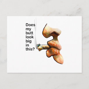 Postal ¿mi extremo parece grande en esto?