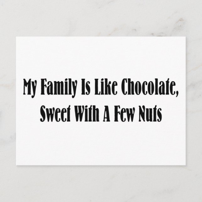 Postal Mi familia (Anverso)