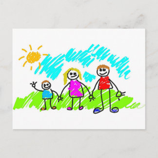 Postal Mi familia
