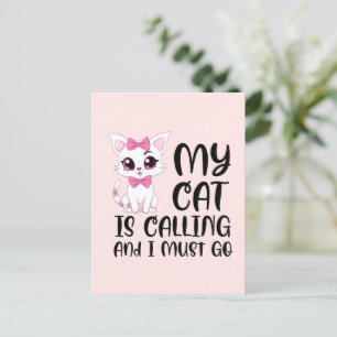 Postal Mi gato está llamando