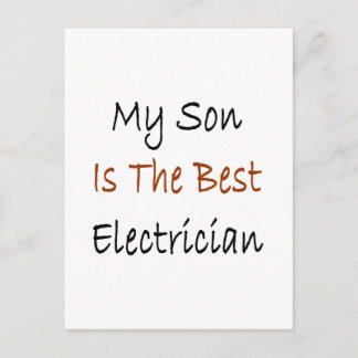 Postal Mi Hijo Es El Mejor Electrista