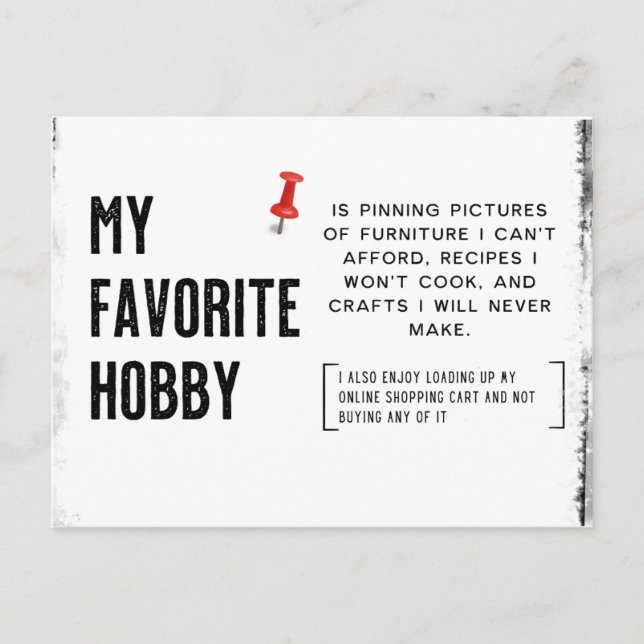 Postal Mi Hobby Favorito Es (Anverso)