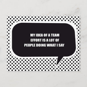 POSTAL MI IDEA DE UN ESFUERZO DE EQUIPO ES QUE LA GENTE H
