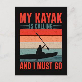 Postal Mi Kayak está llamando y debo irme