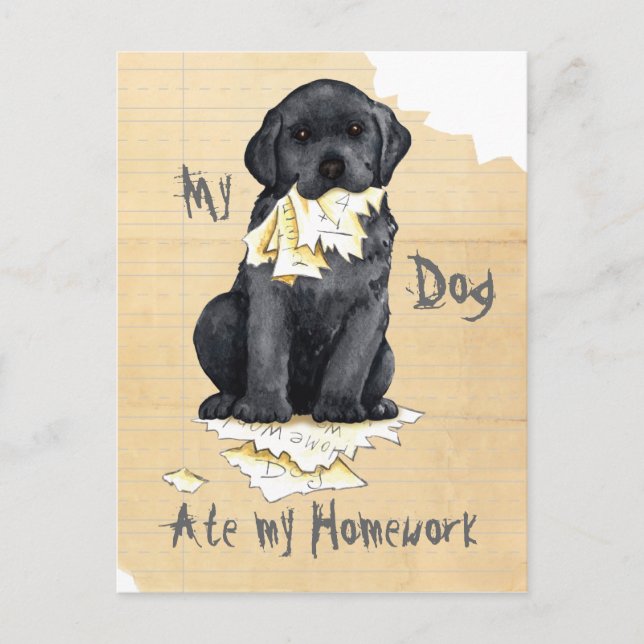 Postal Mi Laboratorio Negro Ató Mi Casa (Anverso)