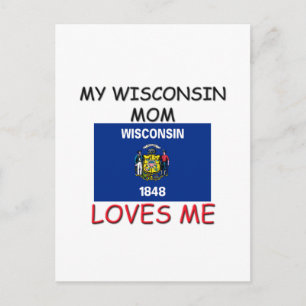Postal Mi mamá de Wisconsin me ama