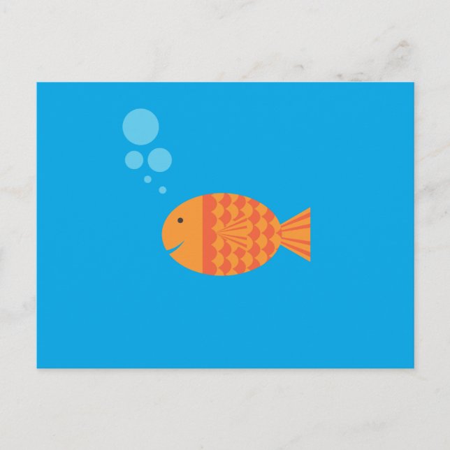 Postal Mi Mascota Goldfish (Anverso)